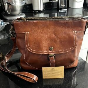 Patricia Nash Brown Crossbody Bag